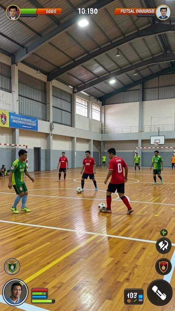 rr44 - Lingkungan permainan yang berwarna dan menarik.